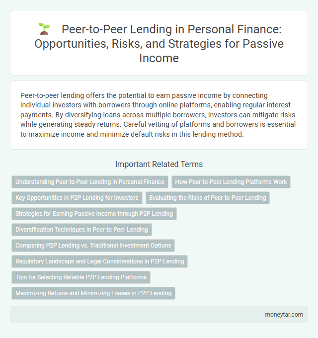 Peer-to-Peer Lending in Personal Finance: Opportunities, Risks, and Strategies for Passive Income