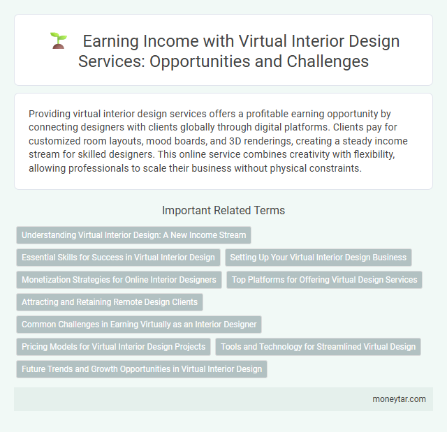 Earning Income with Virtual Interior Design Services: Opportunities and Challenges