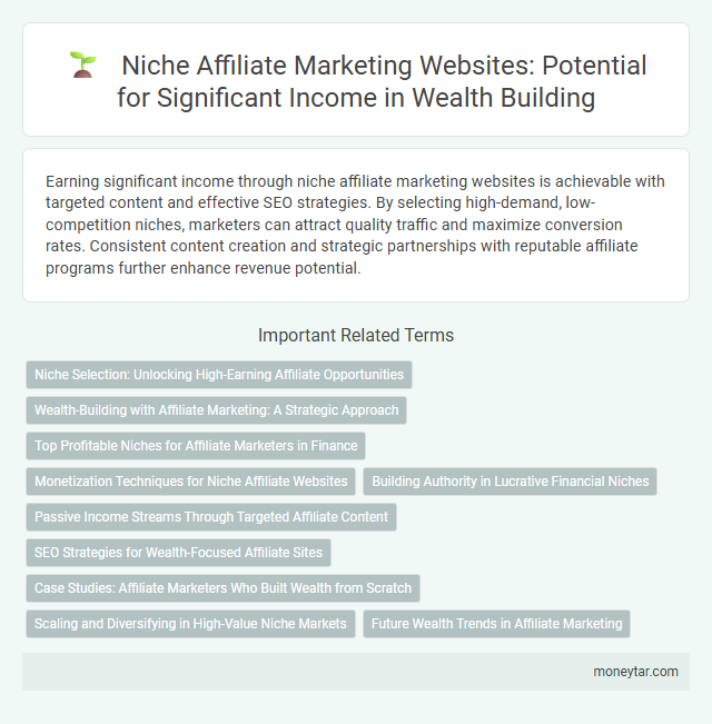 Niche Affiliate Marketing Websites: Potential for Significant Income in Wealth Building