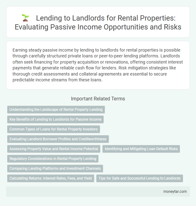 Lending to Landlords for Rental Properties: Evaluating Passive Income Opportunities and Risks