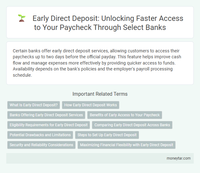 Early Direct Deposit: Unlocking Faster Access to Your Paycheck Through Select Banks