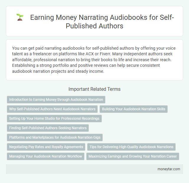 Earning Money Narrating Audiobooks for Self-Published Authors