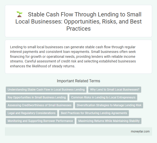Stable Cash Flow Through Lending to Small Local Businesses: Opportunities, Risks, and Best Practices