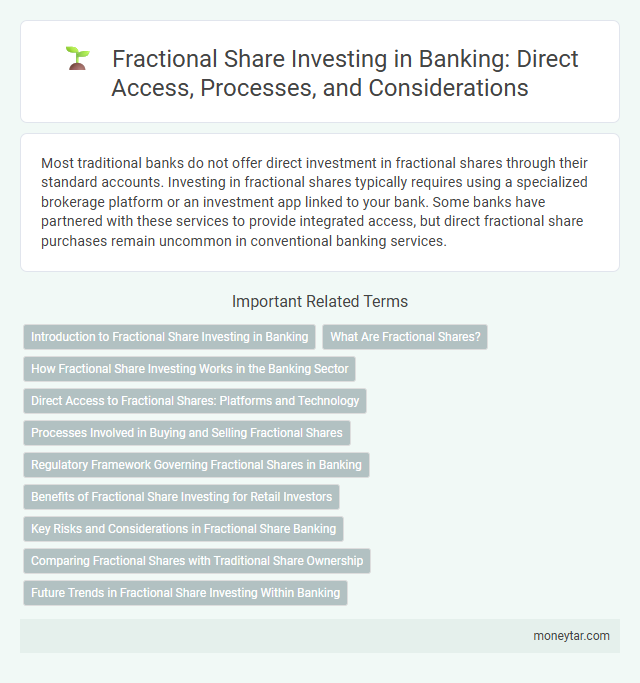 Fractional Share Investing in Banking: Direct Access, Processes, and Considerations