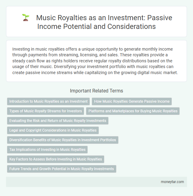 Music Royalties as an Investment: Passive Income Potential and Considerations