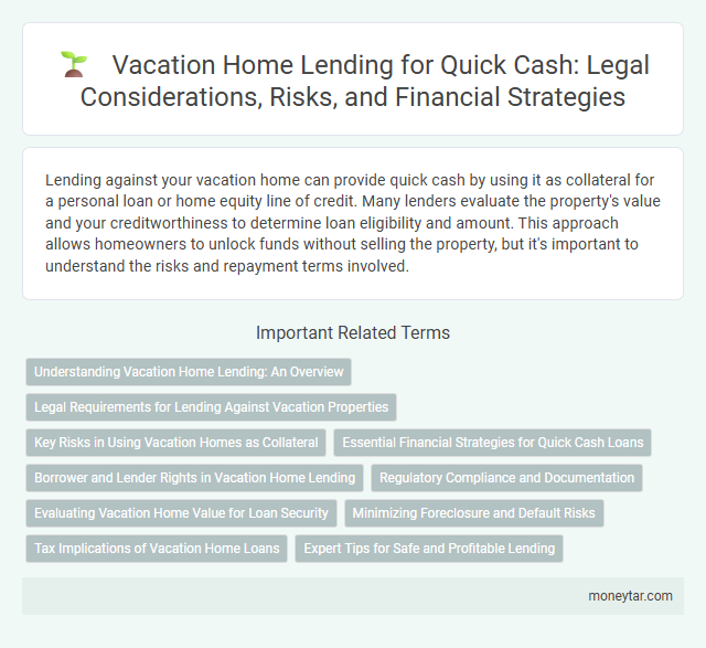 Vacation Home Lending for Quick Cash: Legal Considerations, Risks, and Financial Strategies