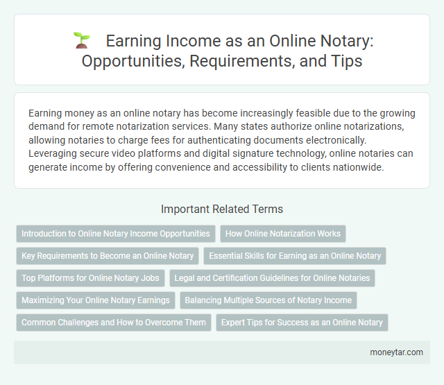 Earning Income as an Online Notary: Opportunities, Requirements, and Tips