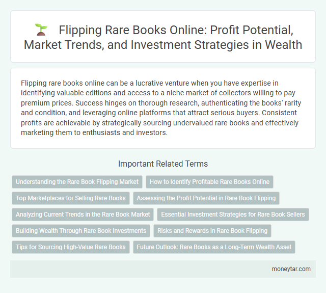 Flipping Rare Books Online: Profit Potential, Market Trends, and Investment Strategies in Wealth