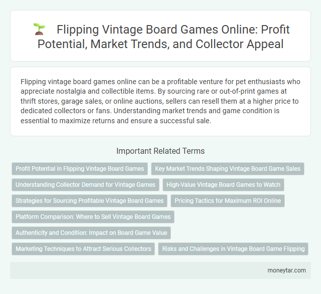 Flipping Vintage Board Games Online: Profit Potential, Market Trends, and Collector Appeal