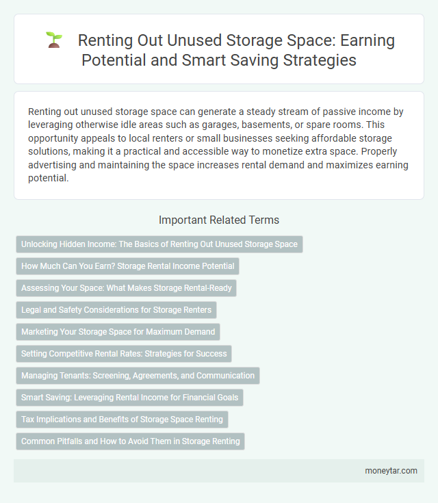 Renting Out Unused Storage Space: Earning Potential and Smart Saving Strategies