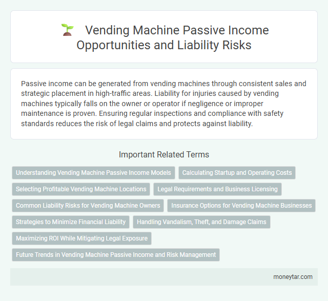 Vending Machine Passive Income Opportunities and Liability Risks