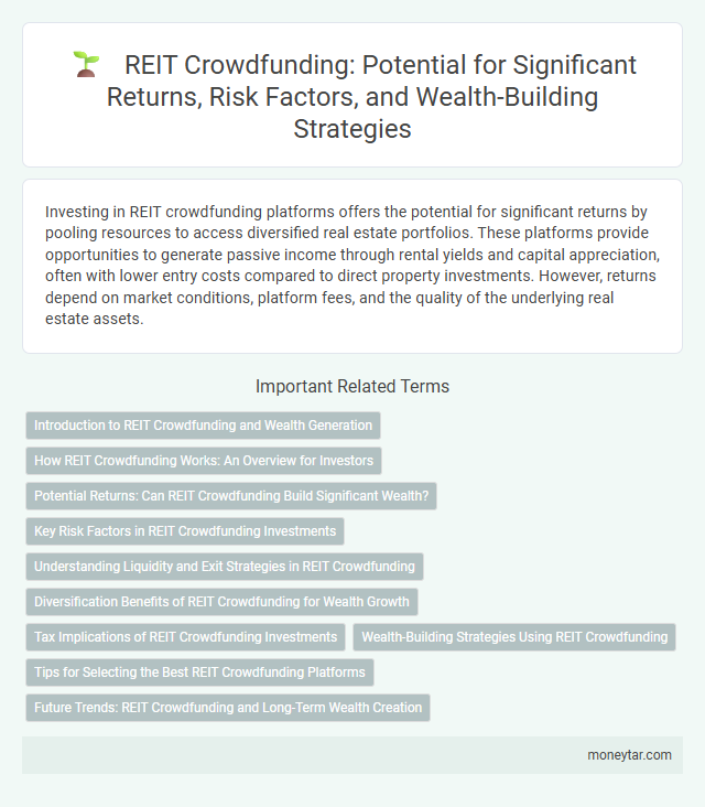 REIT Crowdfunding: Potential for Significant Returns, Risk Factors, and Wealth-Building Strategies