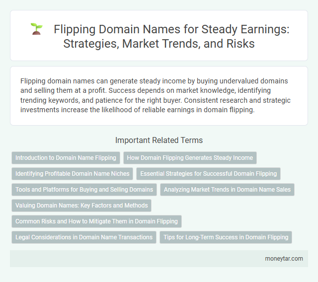 Flipping Domain Names for Steady Earnings: Strategies, Market Trends, and Risks