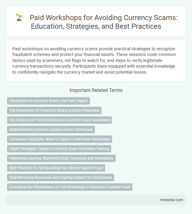 Paid Workshops for Avoiding Currency Scams: Education, Strategies, and Best Practices