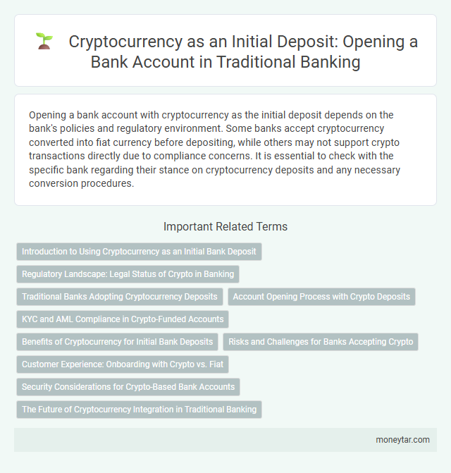 Cryptocurrency as an Initial Deposit: Opening a Bank Account in Traditional Banking