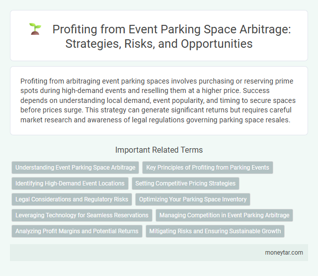 Profiting from Event Parking Space Arbitrage: Strategies, Risks, and Opportunities