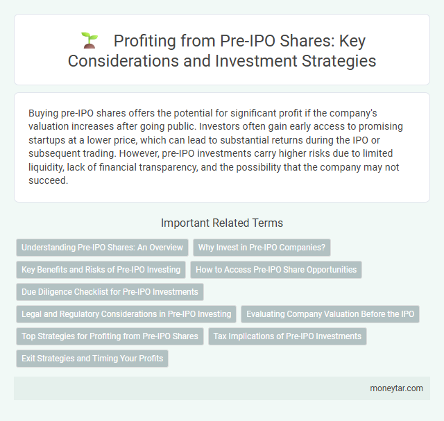 Profiting from Pre-IPO Shares: Key Considerations and Investment Strategies