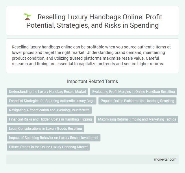 Reselling Luxury Handbags Online: Profit Potential, Strategies, and Risks in Spending