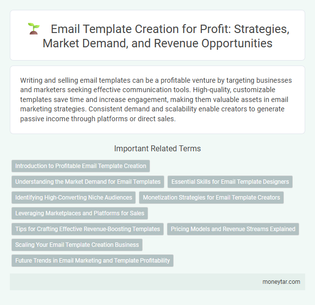 Email Template Creation for Profit: Strategies, Market Demand, and Revenue Opportunities