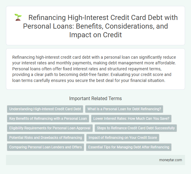 Refinancing High-Interest Credit Card Debt with Personal Loans: Benefits, Considerations, and Impact on Credit
