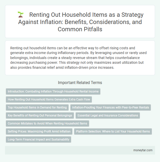 Renting Out Household Items as a Strategy Against Inflation: Benefits, Considerations, and Common Pitfalls