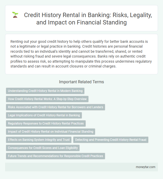 Credit History Rental in Banking: Risks, Legality, and Impact on Financial Standing