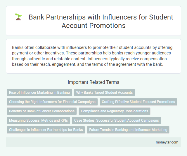 Bank Partnerships with Influencers for Student Account Promotions