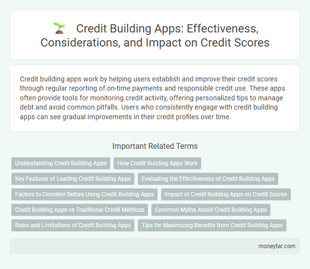 Credit Building Apps: Effectiveness, Considerations, and Impact on Credit Scores