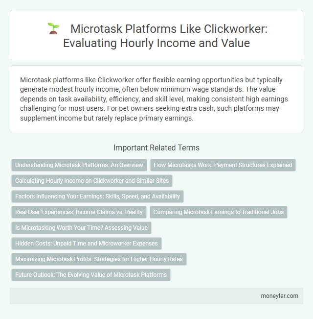 Microtask Platforms Like Clickworker: Evaluating Hourly Income and Value
