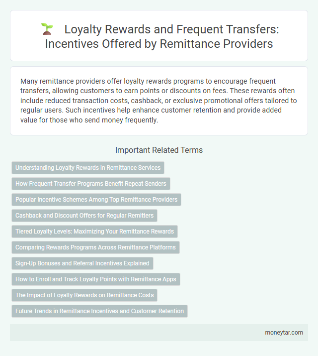 Loyalty Rewards and Frequent Transfers: Incentives Offered by Remittance Providers