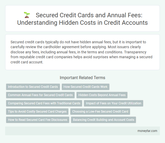 Secured Credit Cards and Annual Fees: Understanding Hidden Costs in Credit Accounts