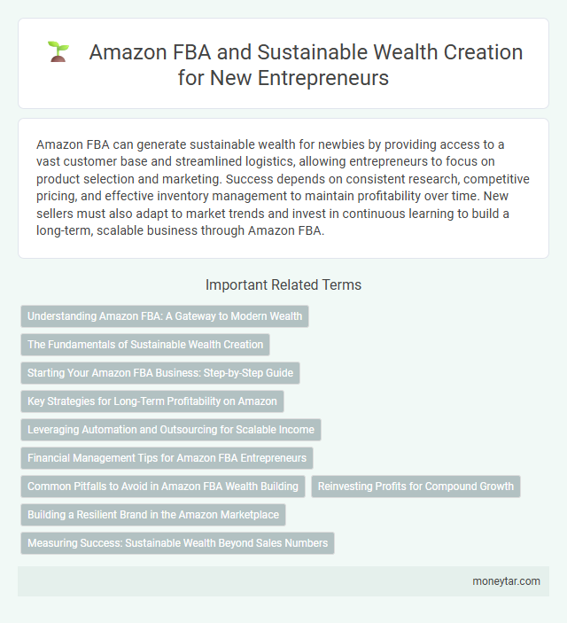 Amazon FBA and Sustainable Wealth Creation for New Entrepreneurs