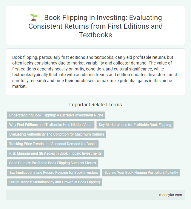 Book Flipping in Investing: Evaluating Consistent Returns from First Editions and Textbooks