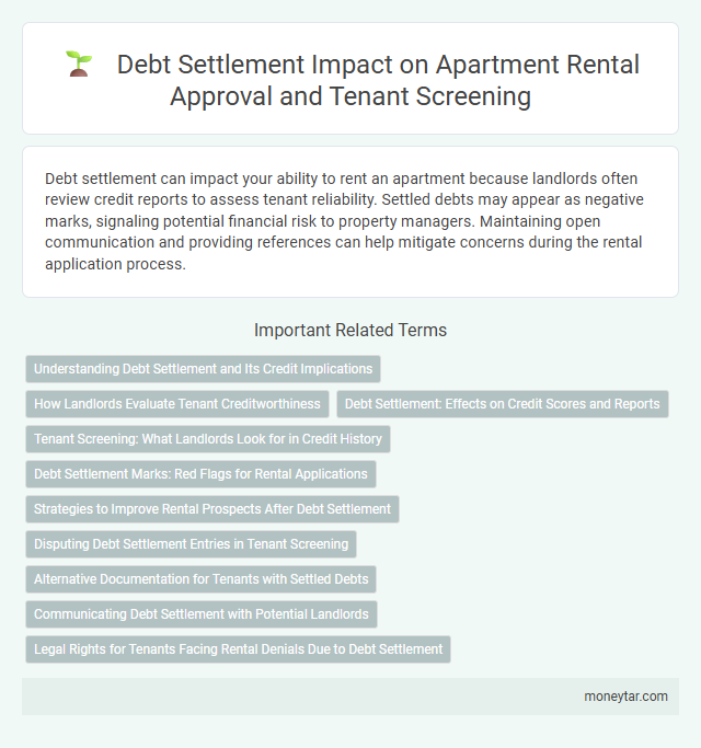 Debt Settlement Impact on Apartment Rental Approval and Tenant Screening