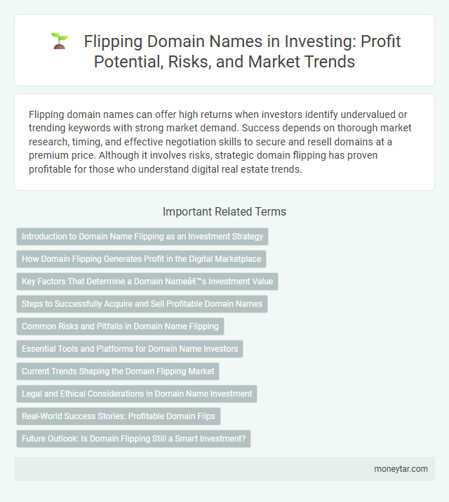 Flipping Domain Names in Investing: Profit Potential, Risks, and Market Trends