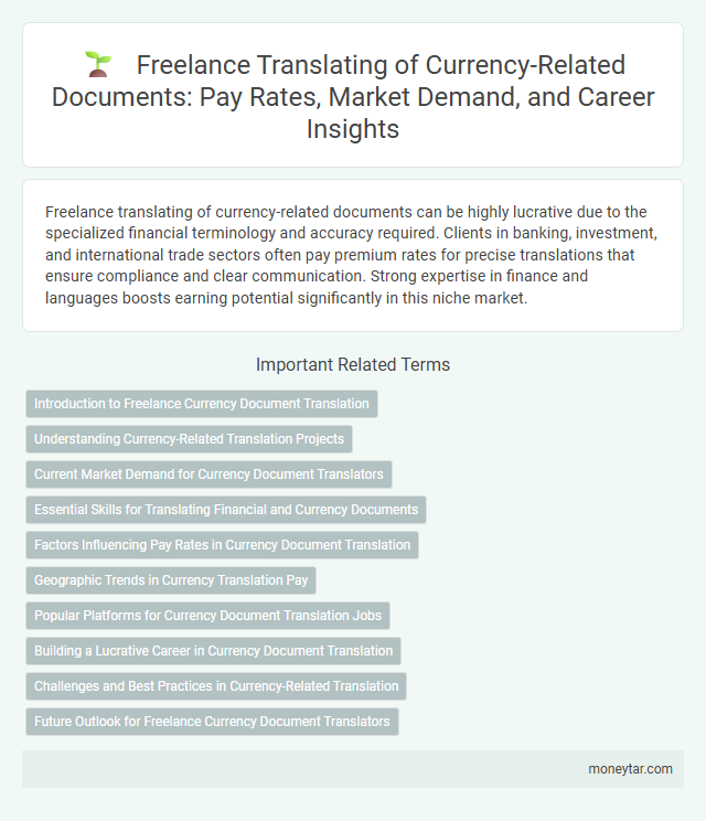 Freelance Translating of Currency-Related Documents: Pay Rates, Market Demand, and Career Insights