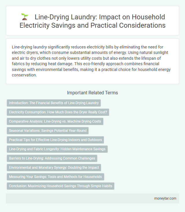 Line-Drying Laundry: Impact on Household Electricity Savings and Practical Considerations