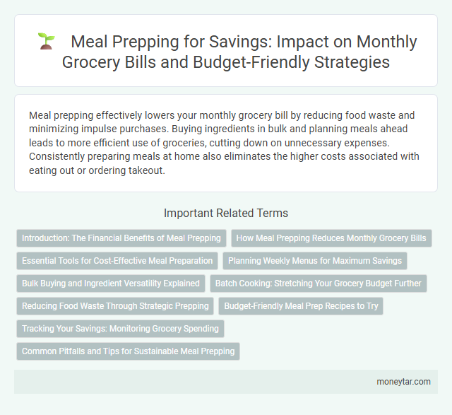 Meal Prepping for Savings: Impact on Monthly Grocery Bills and Budget-Friendly Strategies