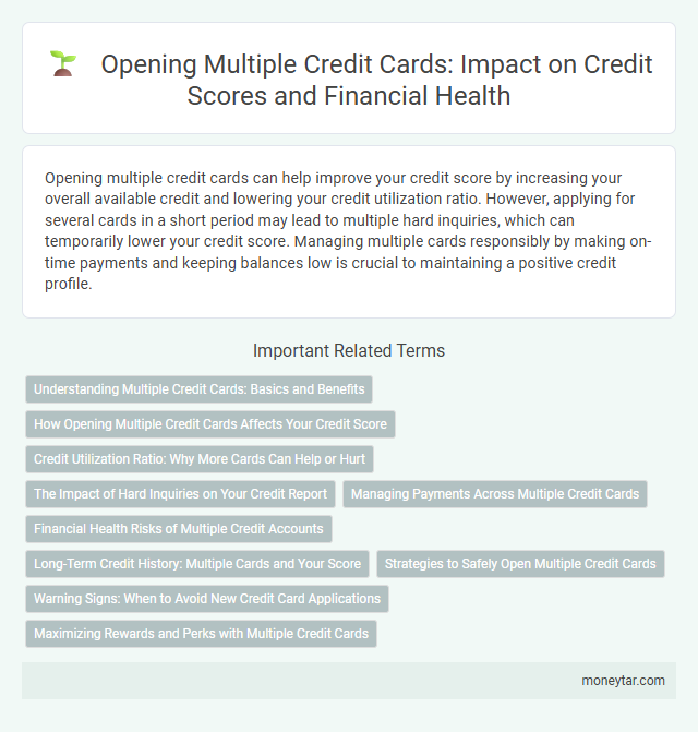 Opening Multiple Credit Cards: Impact on Credit Scores and Financial Health