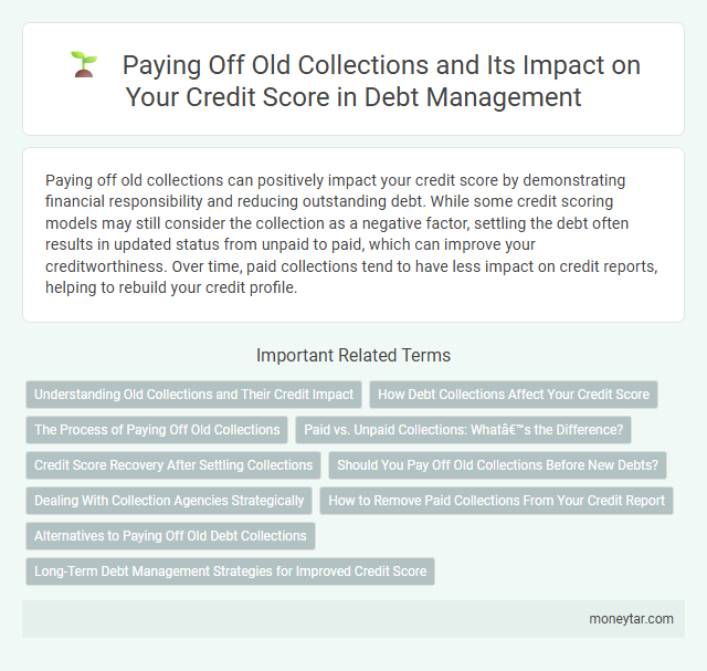 Paying Off Old Collections and Its Impact on Your Credit Score in Debt Management