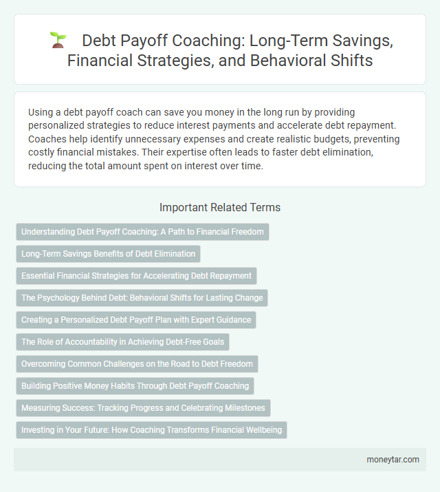 Debt Payoff Coaching: Long-Term Savings, Financial Strategies, and Behavioral Shifts
