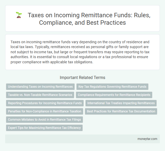 Taxes on Incoming Remittance Funds: Rules, Compliance, and Best Practices