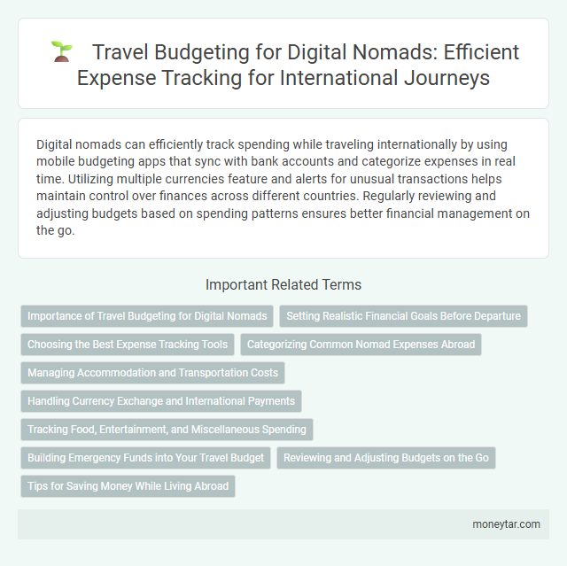 Travel Budgeting for Digital Nomads: Efficient Expense Tracking for International Journeys