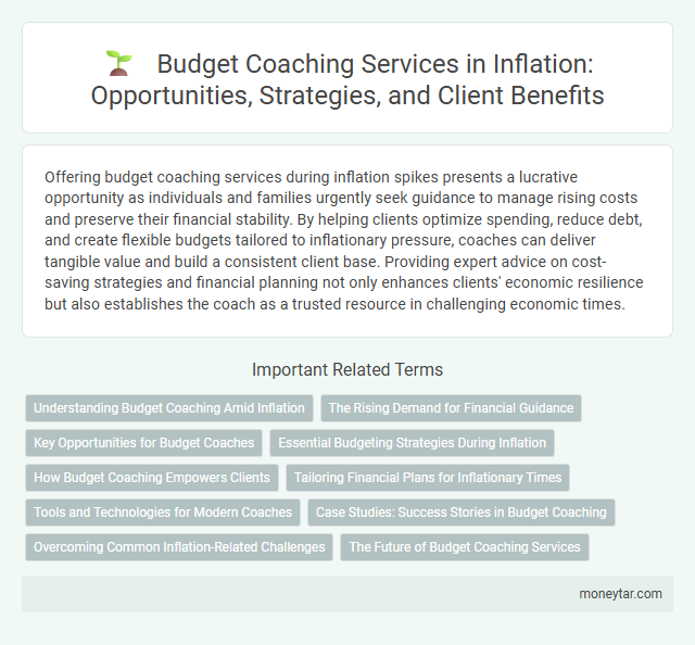 Budget Coaching Services in Inflation: Opportunities, Strategies, and Client Benefits