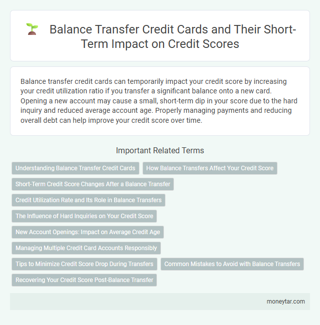 Balance Transfer Credit Cards and Their Short-Term Impact on Credit Scores