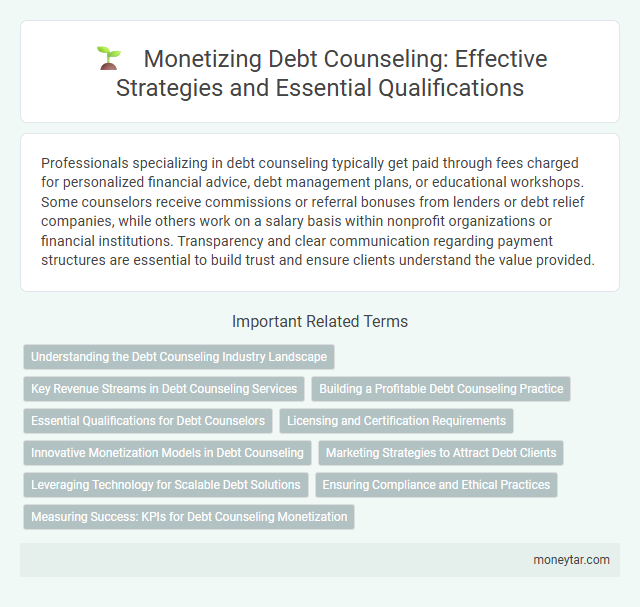 Monetizing Debt Counseling: Effective Strategies and Essential Qualifications