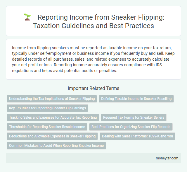 Reporting Income from Sneaker Flipping: Taxation Guidelines and Best Practices