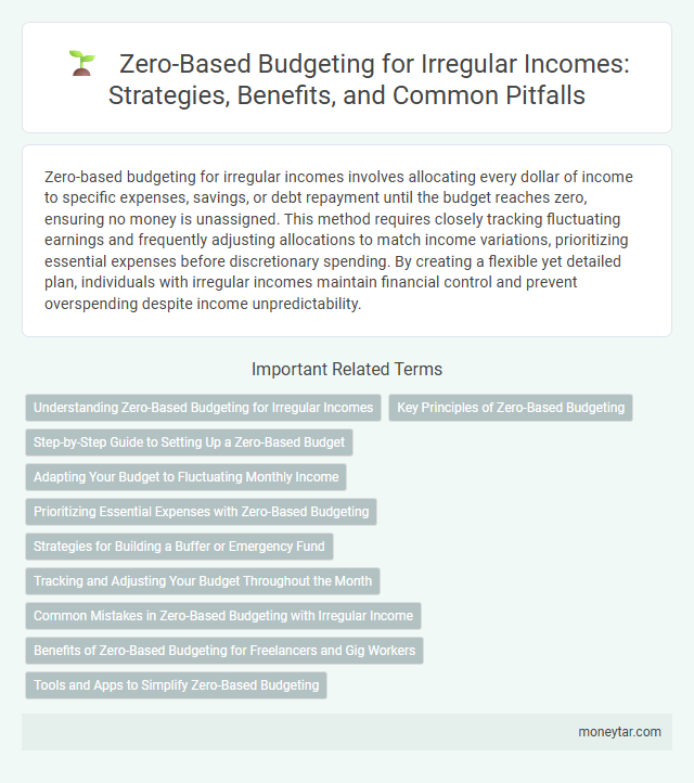 Zero-Based Budgeting for Irregular Incomes: Strategies, Benefits, and Common Pitfalls