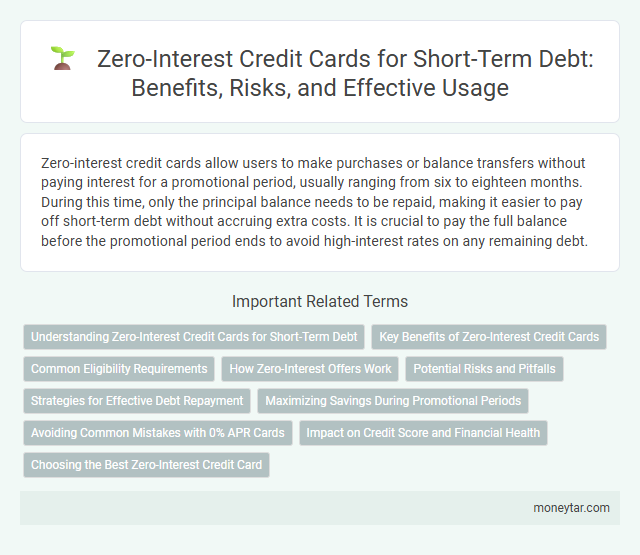 Zero-Interest Credit Cards for Short-Term Debt: Benefits, Risks, and Effective Usage