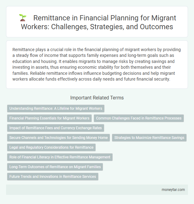Remittance in Financial Planning for Migrant Workers: Challenges, Strategies, and Outcomes